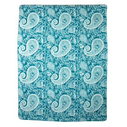 Yogadecke Paisley 150 x 200 cm als kuschelige Decke für Savasana