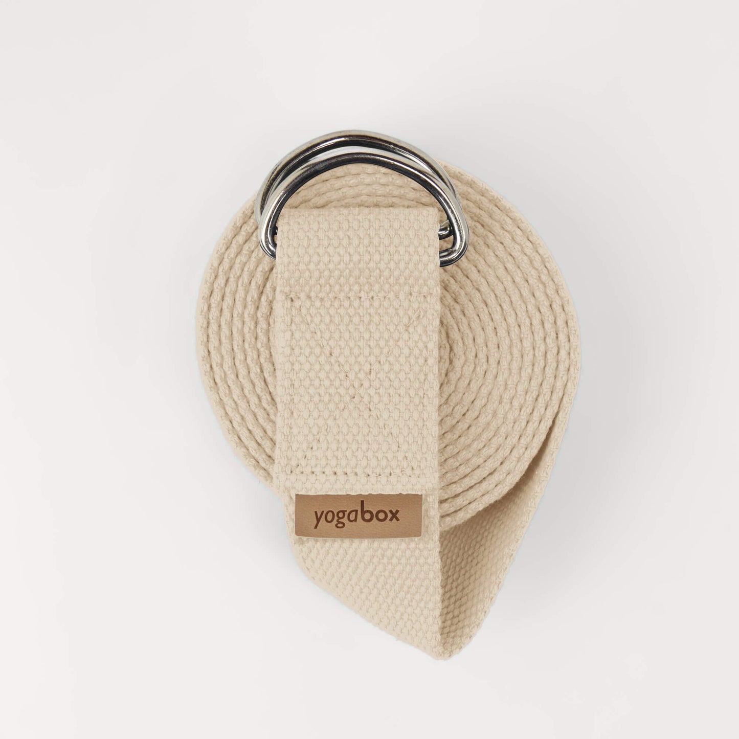 Yogagurt mit Verschluss aus zwei D-Ringen - regional hergestellt