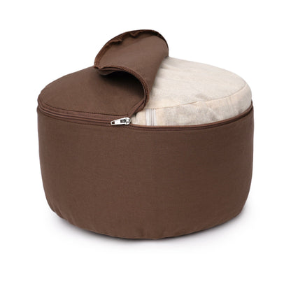 Glückssitz Yogakissen Classic small D in dezenter Farbe für Meditation