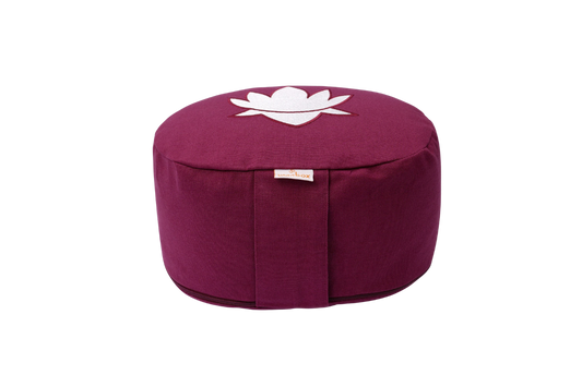 Ovales Yogakissen Lotus Stick BASIC für aufrechtes Sitzen in der Meditation