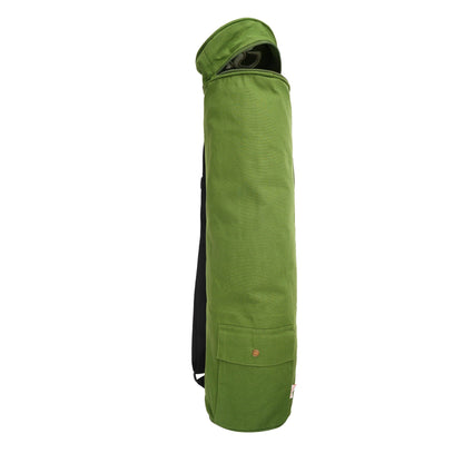 Yogatasche aus 100 % Baumwolle mit Reißverschluss, robuste Yogamatten Tasche für Studio und Alltag