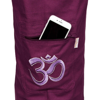 Yogatasche yogabox CANVAS BAG mit Außentasche für Smartphone – funktionale Yogatasche