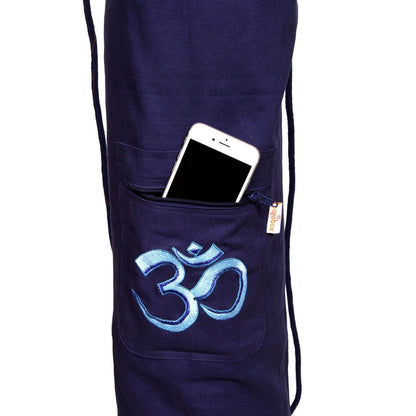 Yogatasche yogabox CANVAS BAG grau getragen – Yogatasche für Alltag und Yoga Praxis