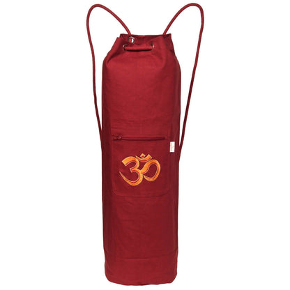 Yogatasche yogabox CANVAS BAG bordeaux – Yogamatten Tasche mit Tragekordel